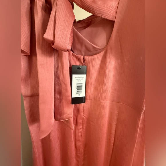 NWT | Sachin + Babi Aurora Gown Rouge Pink Peach Size 12 - Picture 9 of 11